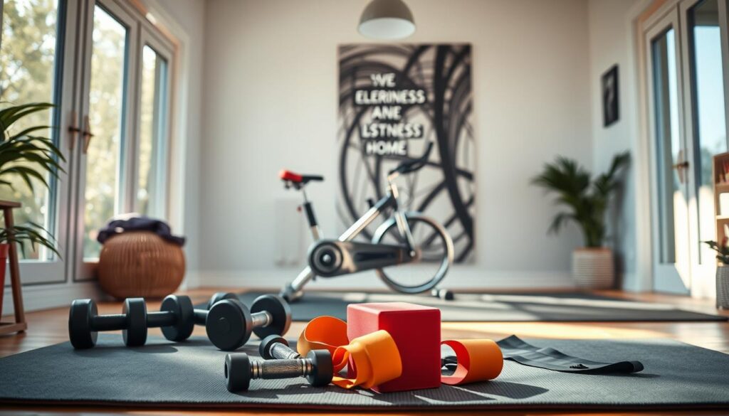 ambiente motivante allenamento casa