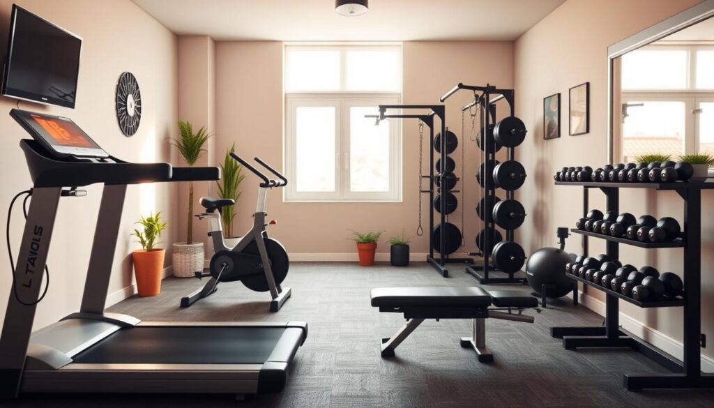 attrezzatura compatta palestra casa