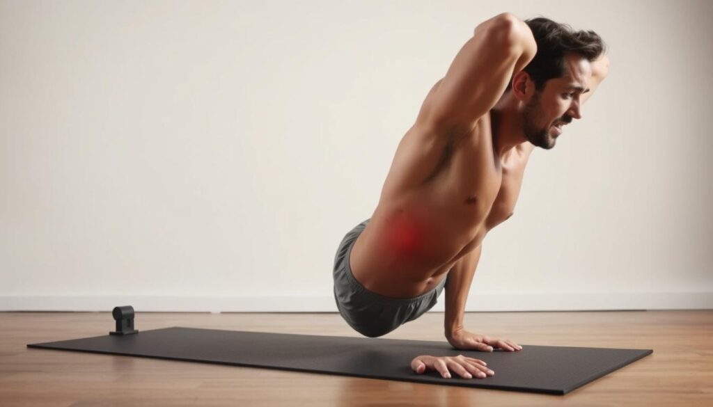 errori postura push up