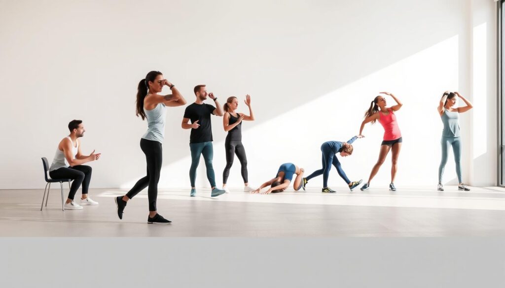 low-impact exercises for muscle groups