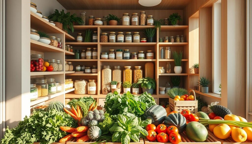 organizzazione dispensa vegetale